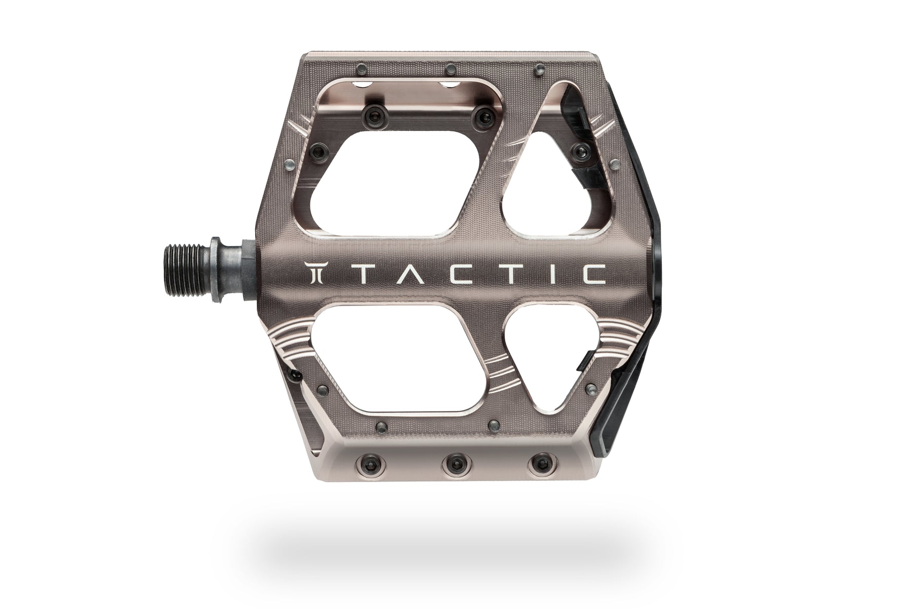 flatbike pedals TACTIC Flat Pedals Black / 7075 Aluminum